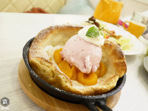 冰果甜心 Bingirl：「冰果甜心」鑄鐵鍋鬆餅很特別，女孩兒們現在下午茶相約吃冰正夯阿～