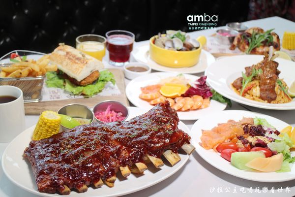 amba Taipei Ximending 台北西門町意舍酒-吃吧chiba：台北美食『台北西門町意舍酒店-吃吧餐廳』假日沙拉吧吃到飽/西門町義大利麵