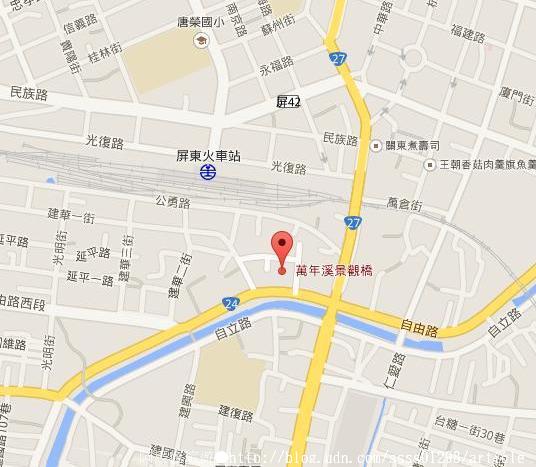 萬年溪景觀橋：【旅行遊記。屏東市】萬年溪景觀橋。璀璨夜遊屏東新地標