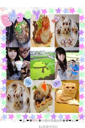 咕嚕咕嚕貓咖啡:【食記】oO。o○。台中 咕嚕咕嚕貓咖啡 po個3D立體擊掌貓拉花,療癒一下大家的心情~快來喝嘎逼,還可以領愛評KOKO哦~oO。o○。