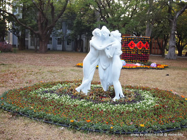 佳里中山公園(2013台南百花祭):【景點】台南佳里中山公園@2014台南百花祭 : 花沒想像中的多,但還蠻適合散步的囉!
