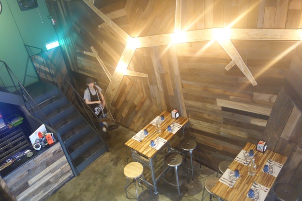 披薩工廠PizzaFactory(公益店)：1030301[官本金文愛台灣]剎有其食第35次試吃會披薩工廠Pizza Factory公益店被美味披薩義大利麵燉飯淹沒