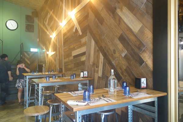 披薩工廠PizzaFactory(公益店)：1030301[官本金文愛台灣]剎有其食第35次試吃會披薩工廠Pizza Factory公益店被美味披薩義大利麵燉飯淹沒