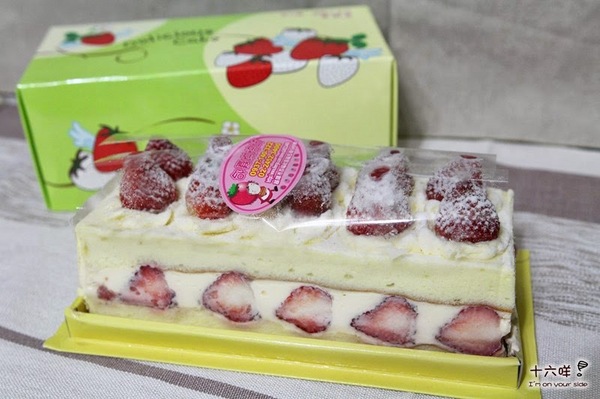郃嘉烘焙坊：團購美食 郃嘉烘焙坊 北海道雙層草莓蛋糕