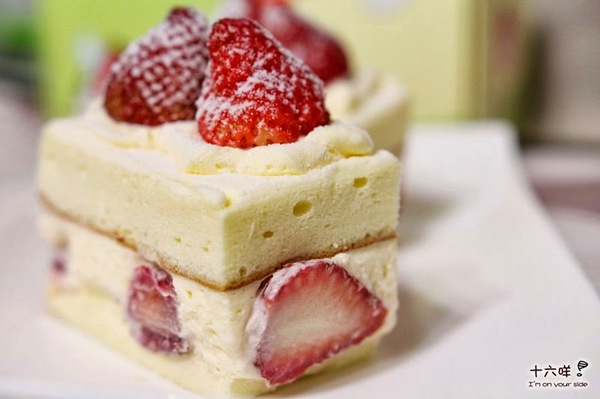 郃嘉烘焙坊：團購美食 郃嘉烘焙坊 北海道雙層草莓蛋糕