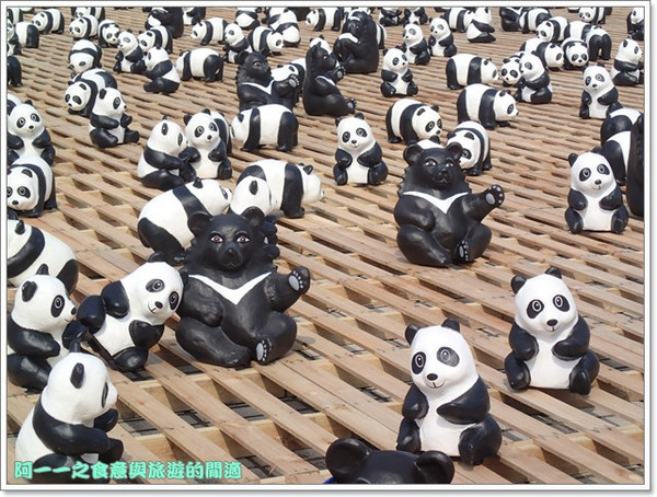 1600貓熊世界之旅(兩廳院藝文廣場)：紙貓熊 1600貓熊世界之旅～週末看展趣