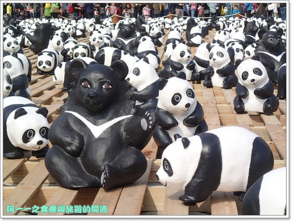 1600貓熊世界之旅(兩廳院藝文廣場)：紙貓熊 1600貓熊世界之旅～週末看展趣