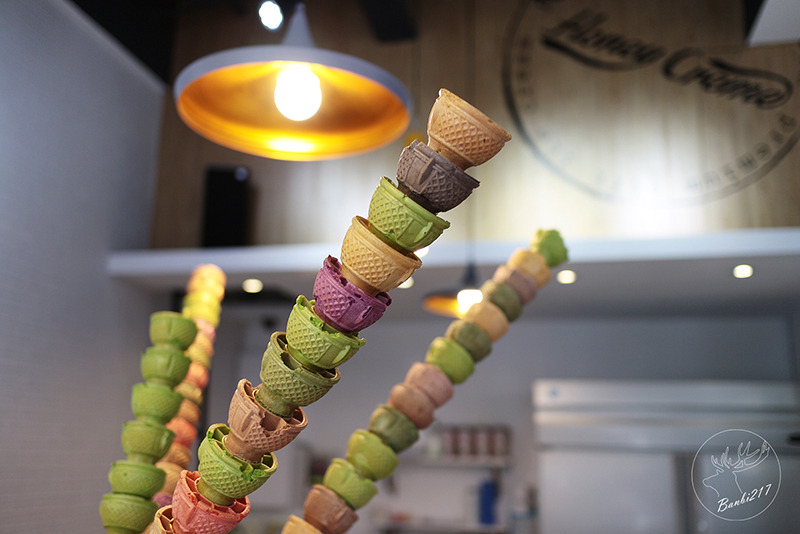 Banbi217 美食旅遊: Honey creme 韓國蜂巢冰淇淋,台北東區,捷運忠孝敦化站