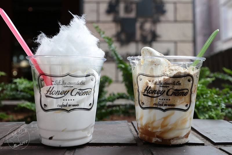 Banbi217 美食旅遊: Honey creme 韓國蜂巢冰淇淋,台北東區,捷運忠孝敦化站