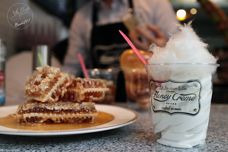Banbi217 美食旅遊: Honey creme 韓國蜂巢冰淇淋,台北東區,捷運忠孝敦化站