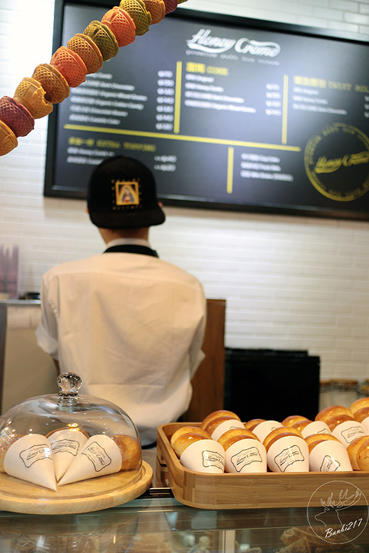 Banbi217 美食旅遊: Honey creme 韓國蜂巢冰淇淋,台北東區,捷運忠孝敦化站