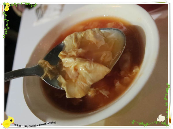 台北-板橋-花吃-花的禮物餐廳-蕃茄湯蛋花湯