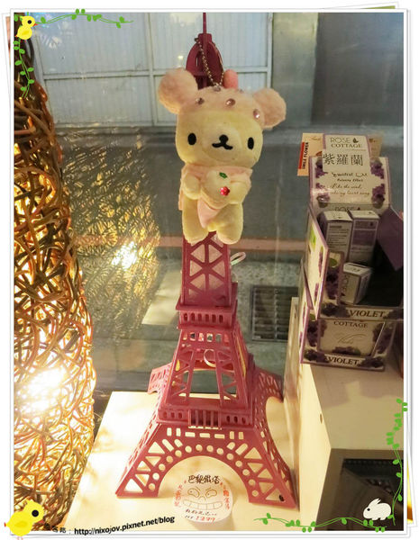 台北-板橋-花吃-花的禮物餐廳-鐵塔兔兔