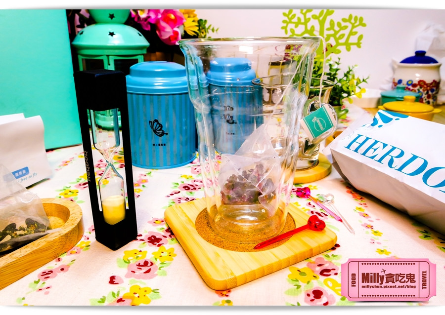 HERDOR 花漾藍絲禮盒0024