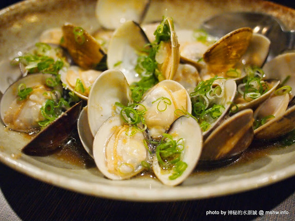 松陶居食屋創作料理:【食記】台中松陶居食屋創作料理@西區 : 再訪後的水準果然有差,蒜油蛤蠣跟酥炸牛蒡大推!