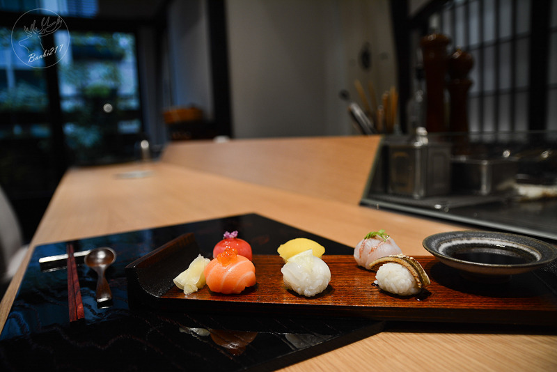 Banbi217 美食旅遊: 鐵板懷石染乃井 高級精緻日本料理,鐵板牛排.球形握壽司.生魚片(捷運中山站、台北中山區)