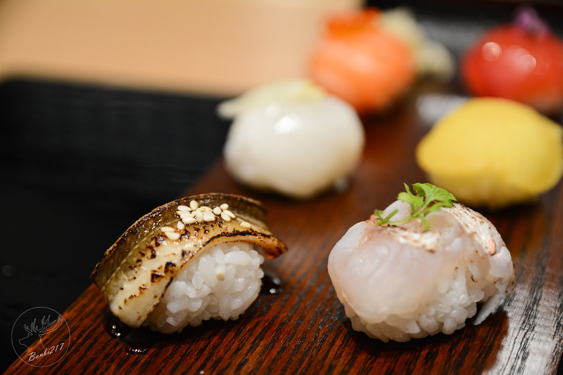 Banbi217 美食旅遊: 鐵板懷石染乃井 高級精緻日本料理,鐵板牛排.球形握壽司.生魚片(捷運中山站、台北中山區)