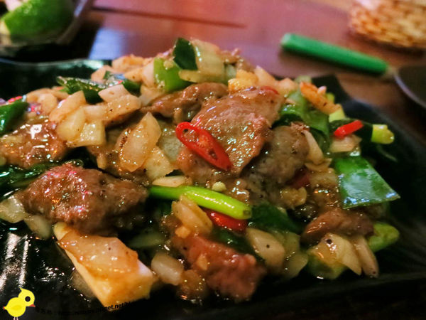 【台北】板橋-WOW！烤串燒店-一起到教室用餐吧-蔥爆牛肉
