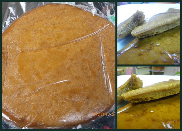 阿財客家發粿(黑糖口味):客家米食-發粿˙好吃變化多