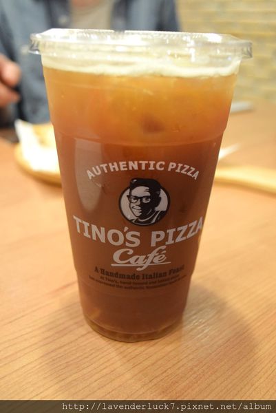 TINO'S PIZZA CAFE 堤諾比薩(莊敬門市):☆Tino's pizza沒有珍珠的遺憾用麻糬取代...