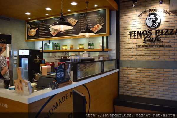 TINO'S PIZZA CAFE 堤諾比薩(莊敬門市):☆Tino's pizza沒有珍珠的遺憾用麻糬取代...