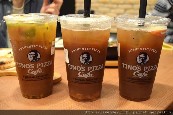 TINO'S PIZZA CAFE 堤諾比薩(莊敬門市):☆Tino's pizza沒有珍珠的遺憾用麻糬取代...