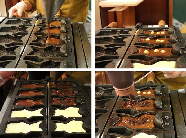 金帛霜淇淋專賣店:〖台中│美食〗金帛霜淇淋專賣店 ❤ 令人溶化的熔岩鯛魚燒新上市!!可可外皮搭配香濃可可醬及香脆榛果,滋味香甜不膩,層次豐富,令人愛不釋手的美味!!