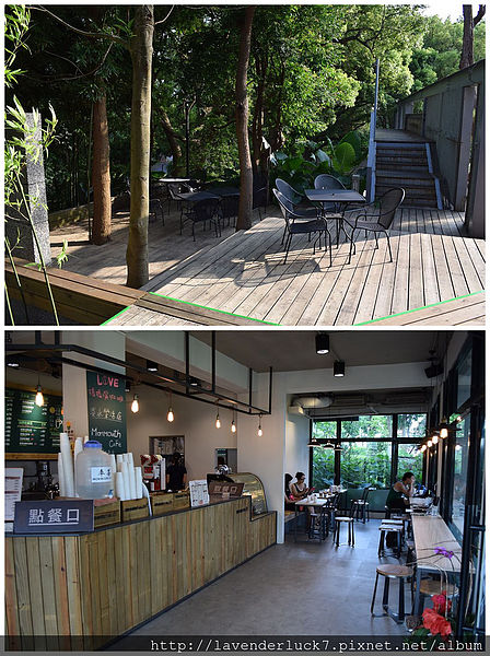 媽媽嘴咖啡(淡水樂活店)：♥淡水媽媽嘴咖啡-隱身樹林的幽靜