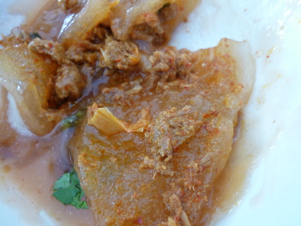 川原肉圓：【苗栗頭份】尚順廣場美食區，第一次吃到有泡菜的肉圓!？－川原肉圓