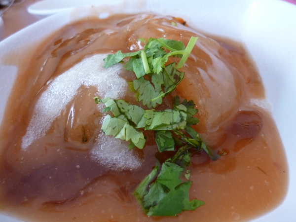 川原肉圓：【苗栗頭份】尚順廣場美食區，第一次吃到有泡菜的肉圓!？－川原肉圓