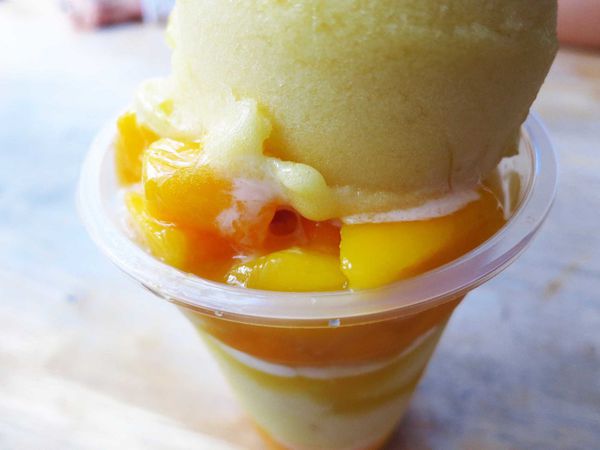 【桃園中壢火車站冰店】榕樹下綿綿冰-幾十年老店的美味