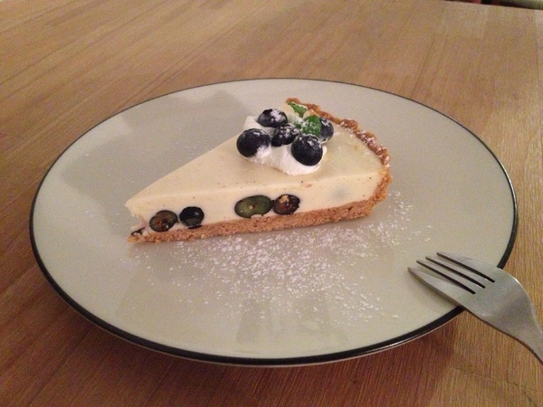 Die Flügel cafe(辛亥店):Die Flügel cafe辛亥店──四訪,念念不忘藍莓優格派