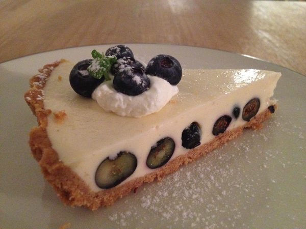 Die Flügel cafe(辛亥店):Die Flügel cafe辛亥店──四訪,念念不忘藍莓優格派