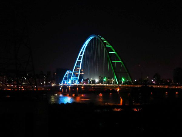 【新莊旅遊】新月橋-散步、河景、美麗橋墩盡收眼底-板橋