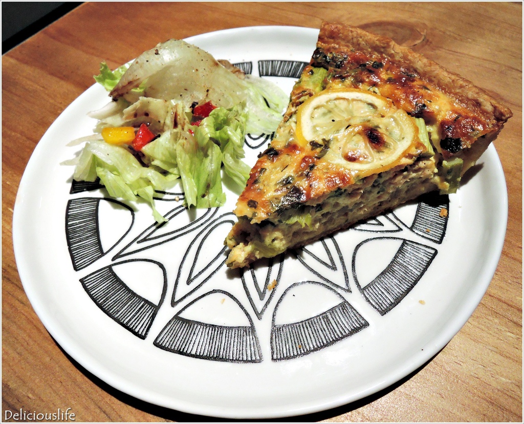 鮭魚蘆筍茴香鹹派150-1