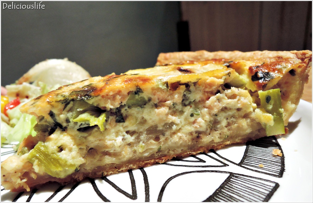 鮭魚蘆筍茴香鹹派150-3