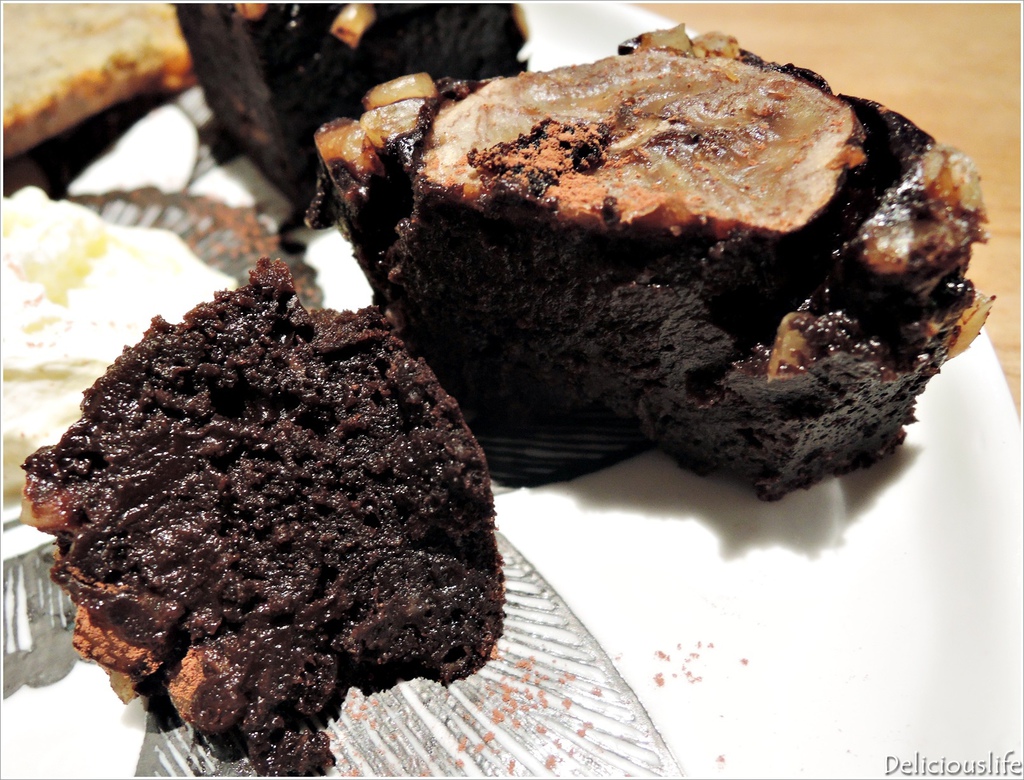 甜點香蕉巧克力布朗尼90-2