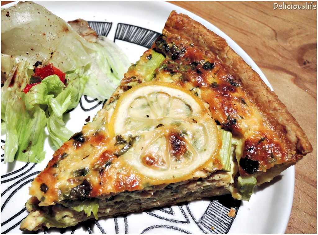 鮭魚蘆筍茴香鹹派150-2