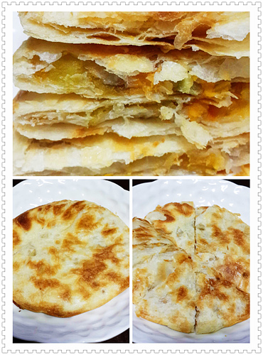 拉餅屋：【羽諾食記口碑卷4】拉餅屋~千層三星蔥&地瓜拉餅試吃