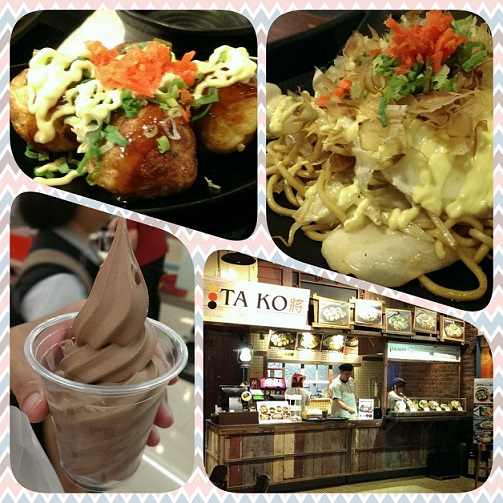 TAKO將(板橋大遠百店)：《新北。板橋大食代》TAKO 將│跳舞的柴魚片~日式炒麵+醬油章魚燒