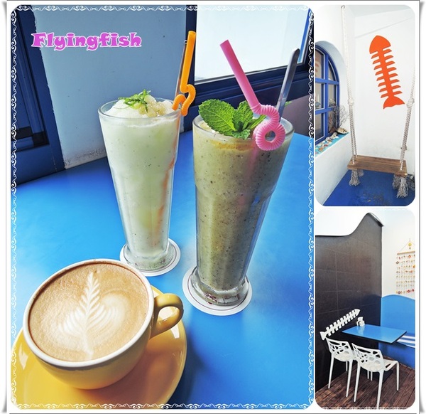 海洋20M咖啡廳:✜ 來去情人灣享受浪漫滴藍白希臘風情-「海洋20M海景咖啡」‧★,:*:‧\( ̄▽ ̄)/‧:*‧★,:*