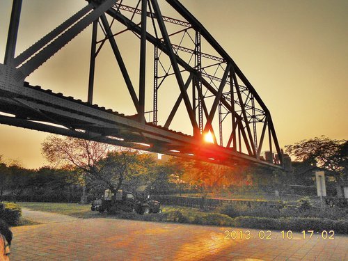 高屏舊鐵橋：文化公車遊趣(一)~舊鐵橋溼地公園