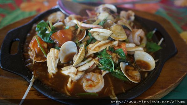 小島泰國菜鐵板辣炒海鮮