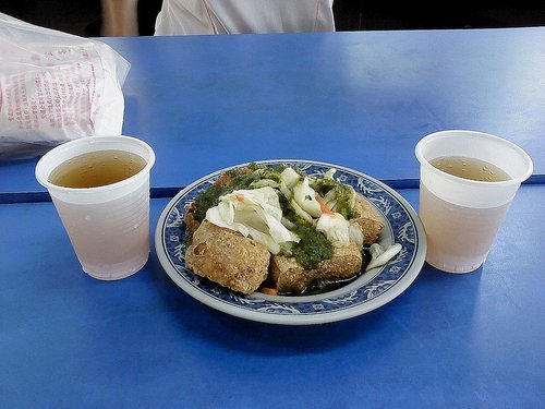 岡山黃昏市場：岡山隱藏版美食~臭豆腐篇