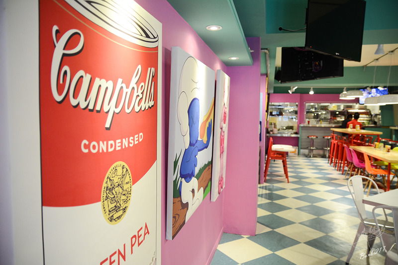 [世足賽球賽轉播運動餐廳]台北大安區.Fantasy Diner 潮流美式餐廳,美式漢堡、早午餐、帕里尼、義大利麵、燉飯、啤酒(捷運台電大樓站):Banbi217 美食旅遊