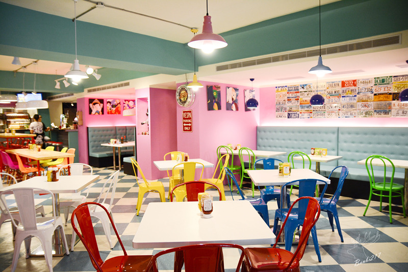 [世足賽球賽轉播運動餐廳]台北大安區.Fantasy Diner 潮流美式餐廳,美式漢堡、早午餐、帕里尼、義大利麵、燉飯、啤酒(捷運台電大樓站):Banbi217 美食旅遊