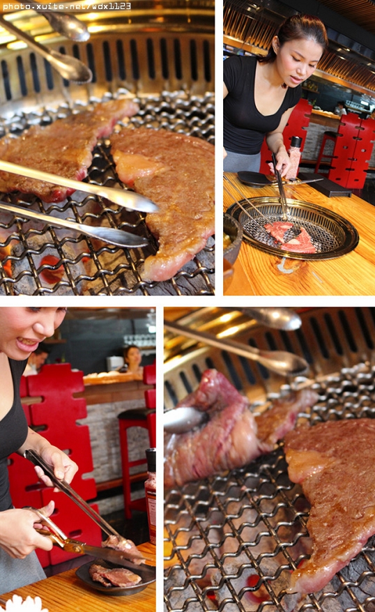 羊角 日式炭火燒肉(大墩旗艦店):羊角BAR 炭燒和牛專門✪頂極肉品、專人服務、美味饗宴~103.07.07