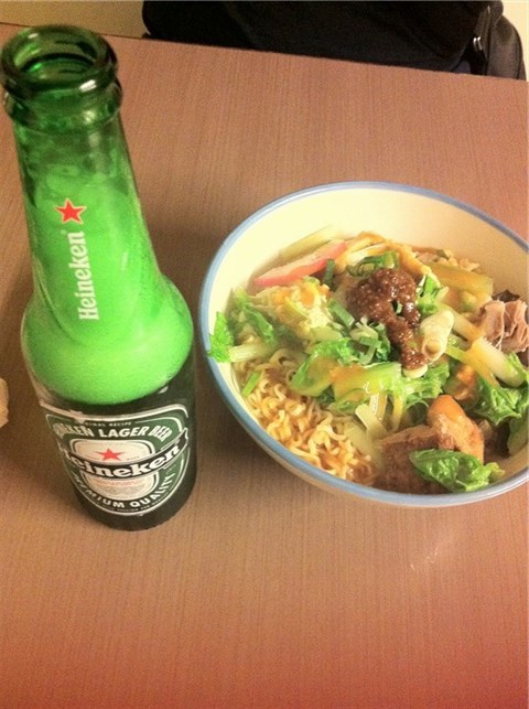 王子麵黑輪餐 店內啤酒 - 內湖區的柚子關東煮)