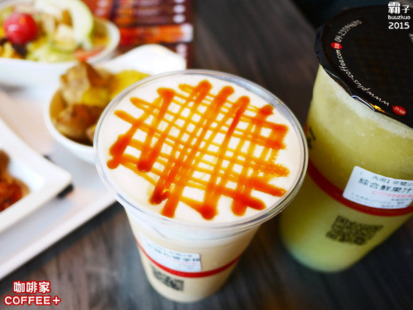 caffe+ 咖啡家(台中向上店)：COFFEE+咖啡家，英倫吐司好豐盛阿！！