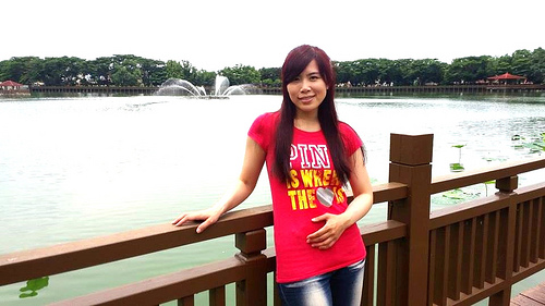 天鵝湖環保水上公園：【台南景點】天鵝湖環保水上公園~木棧道垂柳隨風搖曳❤不僅浪漫又充滿詩意❤